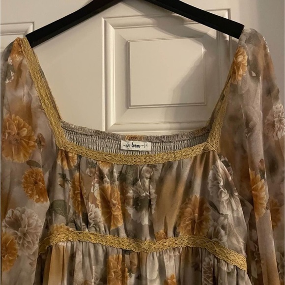 Morning Fog Floral Drop Maxi Dress - Picture 2 of 5